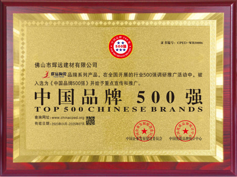 中國品牌 500 強